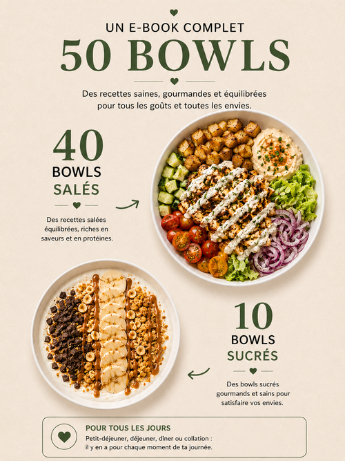 50 recettes de bowls healthy
